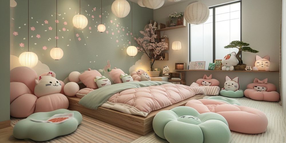Comment créer une chambre japonaise kawaii et décorer à la mode kawaii