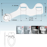 dimension kit bidet wc japonais