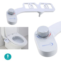 BIDET POPEAU Toilette Japonaise - Kit Installation WC Japonais Facile 1  Tuyau + 1 Adaptateur - Douchette WC Hygiènique, Ecologique et Economique -  3 modes, Autonettoyant, Non Eléctric : : Bricolage
